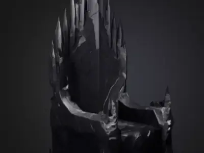 The Shadowspire Seat Free low-poly 3D model