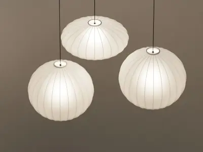 Paper lamp Free 3D model