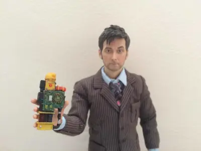 Doctor Who Zygon Detector Ding Device Replica Miniature Prop 3D print model