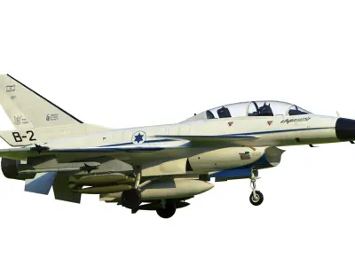 IAI Lavi fighter 3D model