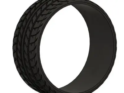 NANKANG CW20 Tyre for Nozzautominis Rims Free 3D print model