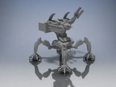 Construction Mech 3D print model