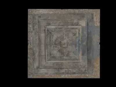 Korean Traditional Stone Pagoda 3D model