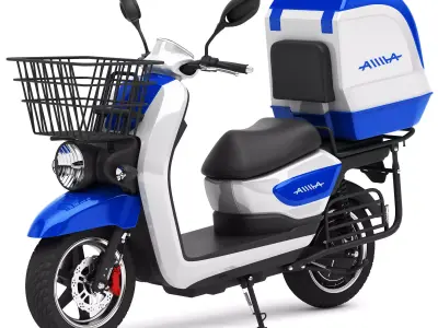 electric scooter AIMA Bird 3D model