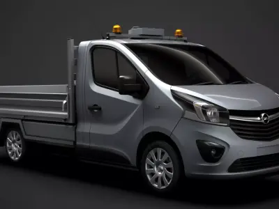 Opel Vivaro Tipper 2014 3D model
