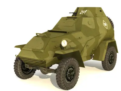 BA 64 B SCOUT CAR 3D model