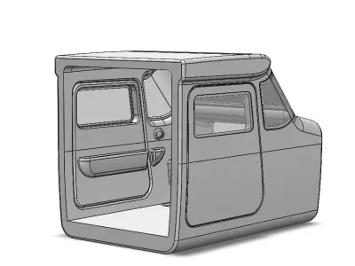 cessna 172 one to one model body 3D model
