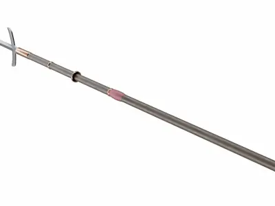 Yari spear Low-poly 3D model