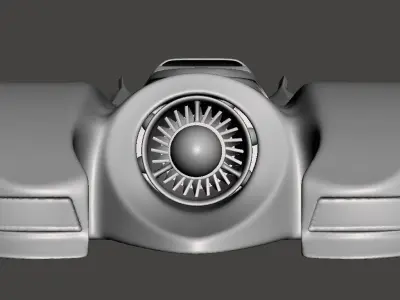 Batmobile 3d model for 3d printing  3D print model