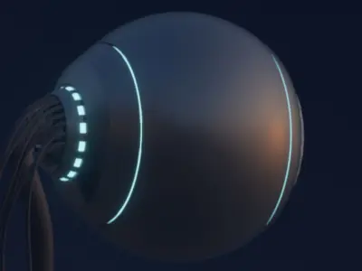 Sci Fi Eye 3D model purchase