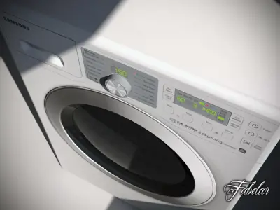 Washing machine 02 Free 3D model