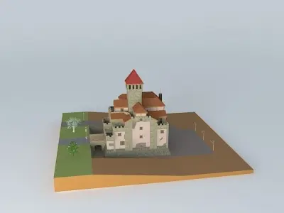Old Castle Free 3D model