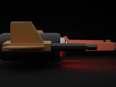 Beigecraft Voyager Low-poly 3D model