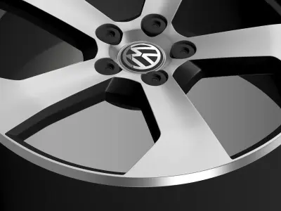 Volkswagen Golf GTI rim 2 3D model