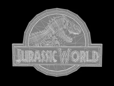 Jurassic World Free low-poly 3D model