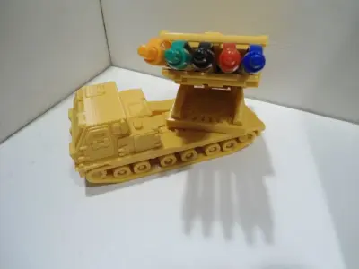 Missiles launcher truck pen and pencil holder 3D print model