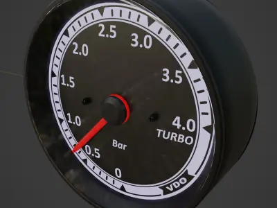 Gauge Collection for Cars Free 3D model