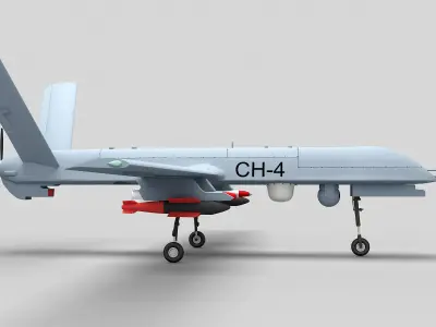 PLA CH-4 UAV 3D model