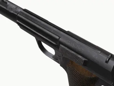 Astra 300 Gun Low-poly 3D model