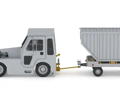 TUG Aircraft Tow Tractor 3D model