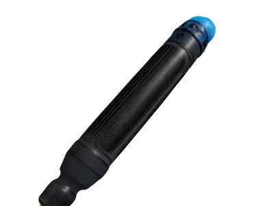 SciFi Stun Baton Glowing Weapon 3D model