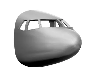 Flight Simulator Cockpit shell 3D print model