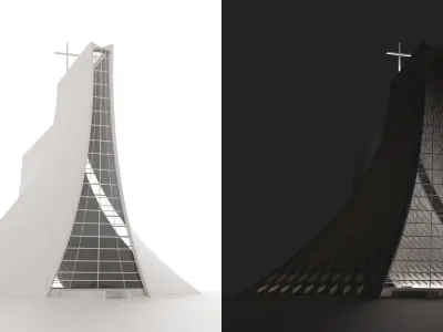 Luce Chapel - IM PEI 3D model