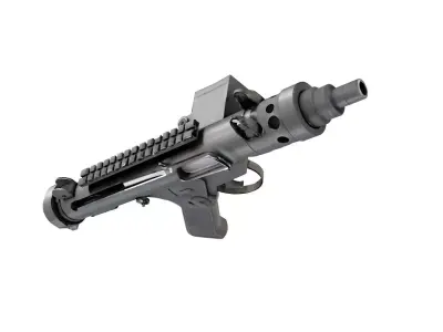 MK7 Sterling Submachine gun 3D model