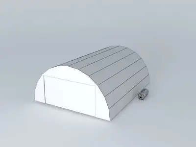 Nerlerit Inaat Airport Hangar Free 3D model