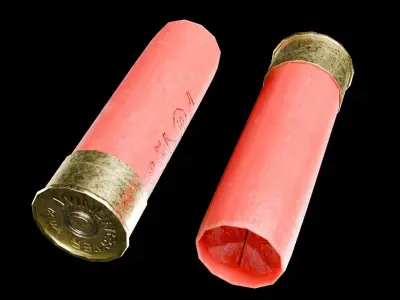 Ammo Set Free low-poly 3D model