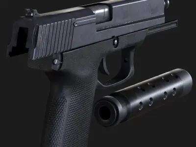  Koch Mark 23 Low-poly 3D model