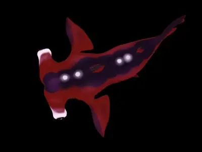 Hammerhead Shark Low-poly 3D model