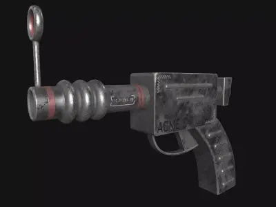 sci fi ray gun Free low-poly 3D model