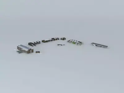 Haslett Village Square Redesign 2015 Free 3D model