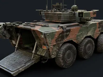 IFV Freccia  Low-poly 3D model