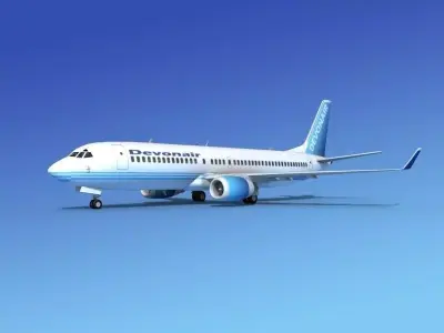 Boeing 737-800 DevonAir 3D model