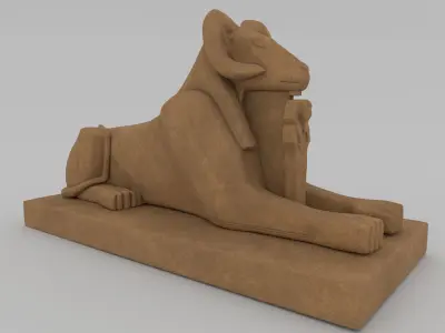 Sphinx Ram 3D model