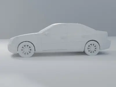 CADILLAC CTS 3D CAR MODEL 2007 Low-poly 3D model