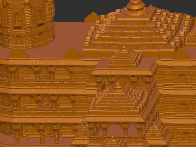 Ram Mandir 3D print model
