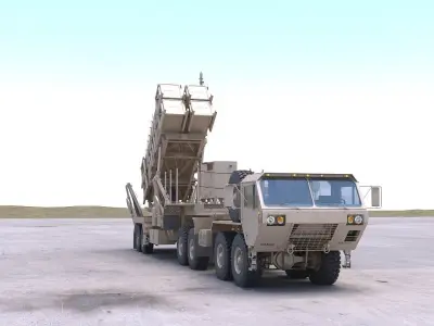 Patriot  M901 Launching Station 3D model