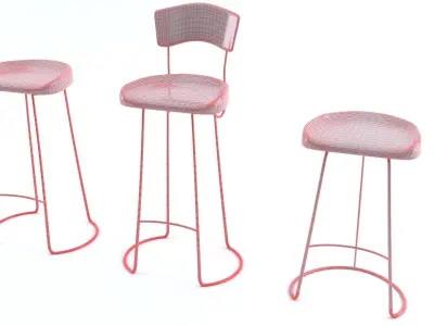 Bar Chair Free 3D model
