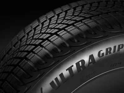 R18 Goodyear UltraGrip SUV tire 3D model