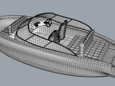 Sailing Family Boat 3D model