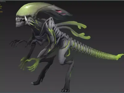 special shaped Low-poly 3D model