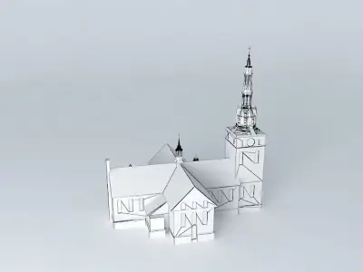 Oslo Cathedral Free 3D model