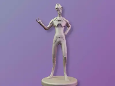 Salarian from Mass Effect 3D print model