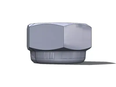 Porca Parlock M16 Nut 3D model