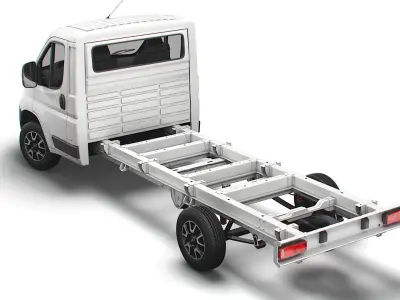 Opel Movano Chassis Truck Single Cab 4035 WB XL 2022 3D model