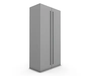 File Cabinet Large SHC Quick Office LM Low-poly 3D model