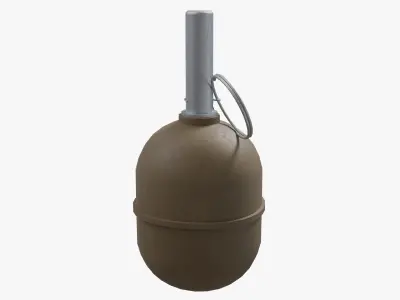 RGD-5 Grenade - Low Poly Game Ready Low-poly 3D model